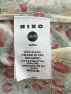 Rixo London Amina Pansy Floral Print Woven Midi Dress