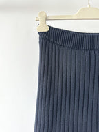 Loewe Layered Skirt Flared Leg Wool Trousers