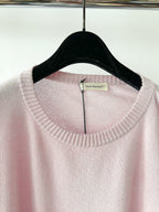 There Was One 100% Cashmere Lavender Long Sleeve Loose Fit Jumper