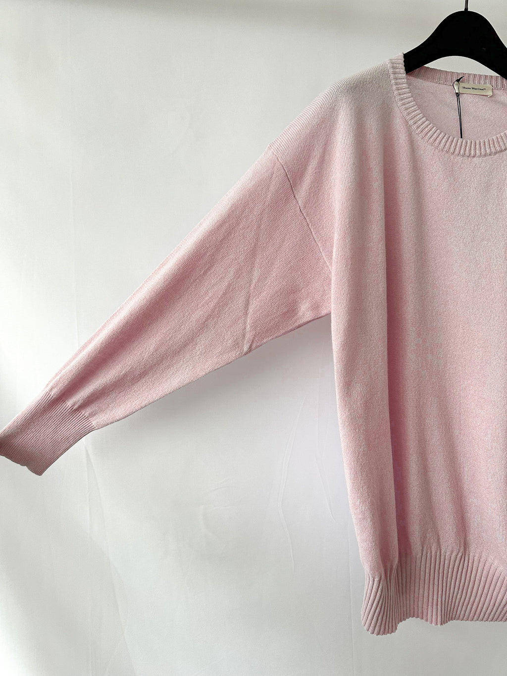 There Was One 100% Cashmere Lavender Long Sleeve Loose Fit Jumper