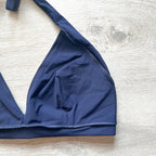 Pain De Sucre Navy Blue Halterneck Bikini Top - House Of Huntington