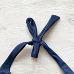 Pain De Sucre Navy Blue Halterneck Bikini Top - House Of Huntington