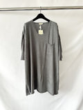 American Vintage Grey Thin Knit Baggy Sweater Jumper