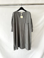 American Vintage Grey Thin Knit Baggy Sweater Jumper