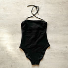 Pain De Sucre Black Halterneck Strapless Swimsuit - House Of Huntington