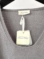 American Vintage Grey Thin Knit Baggy Sweater Jumper