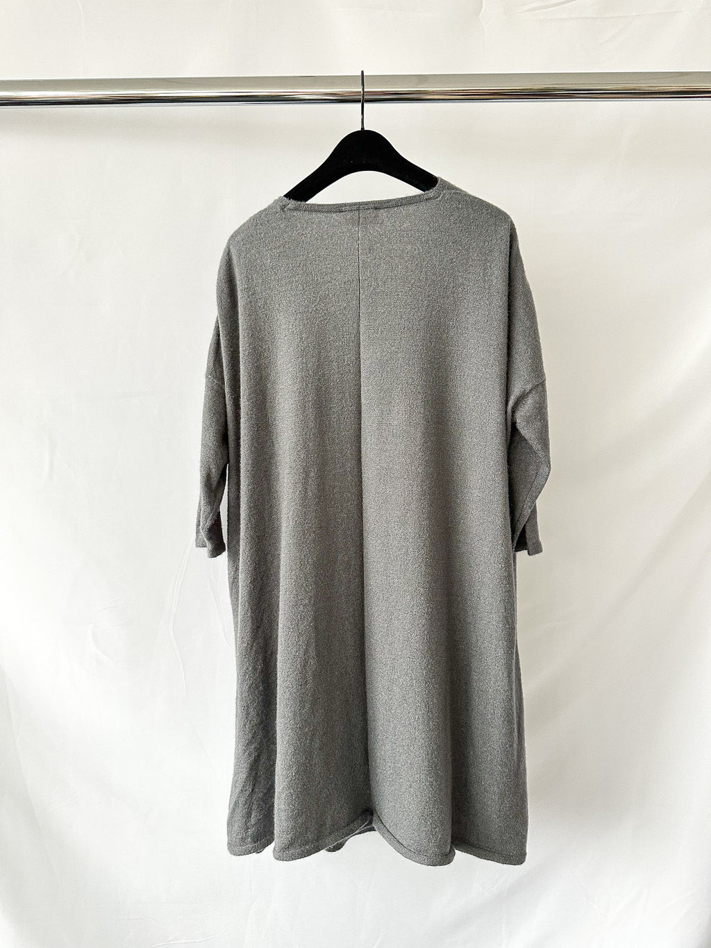 American Vintage Grey Thin Knit Baggy Sweater Jumper