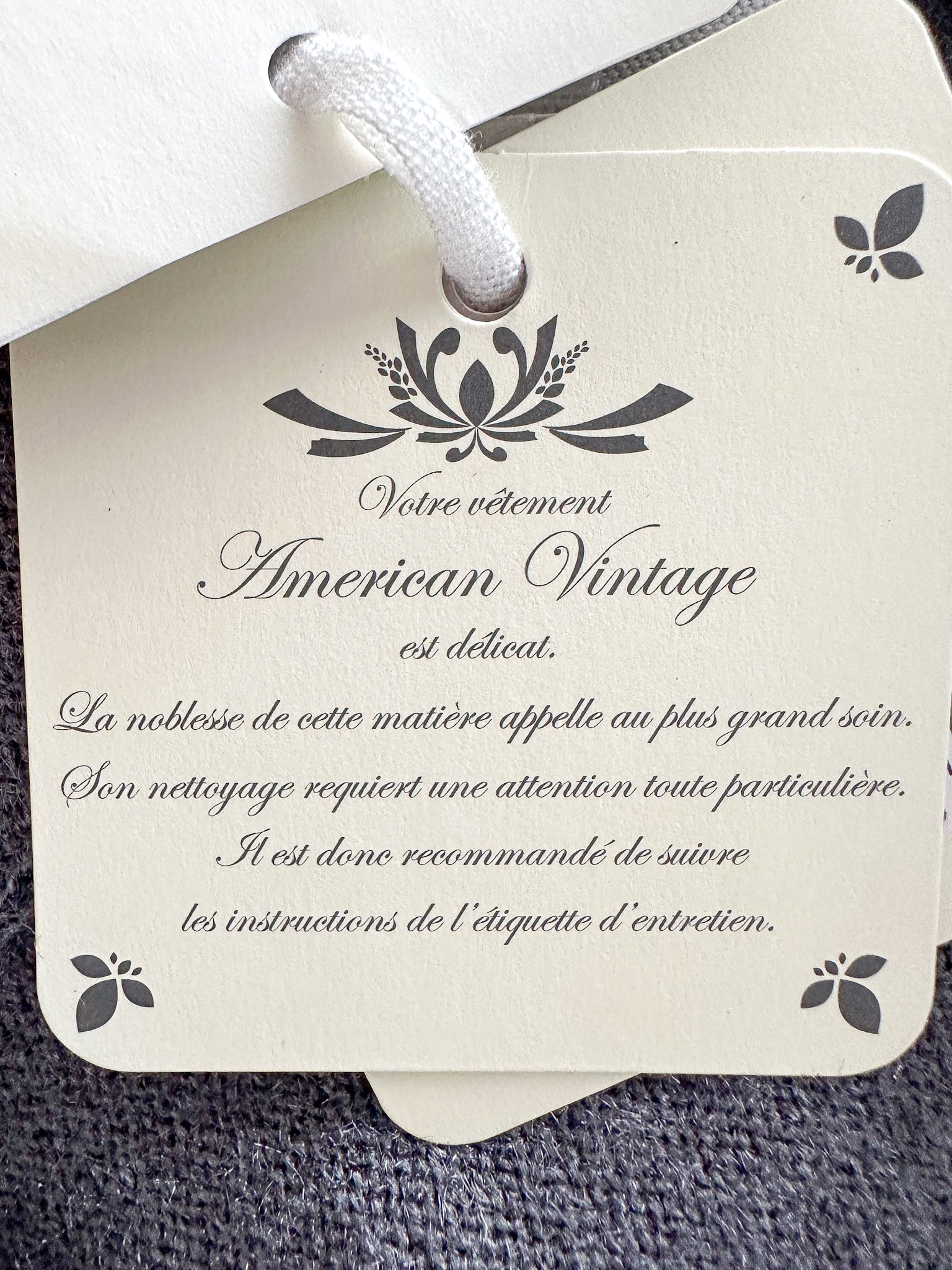 American Vintage Grey Thin Knit Baggy Sweater Jumper