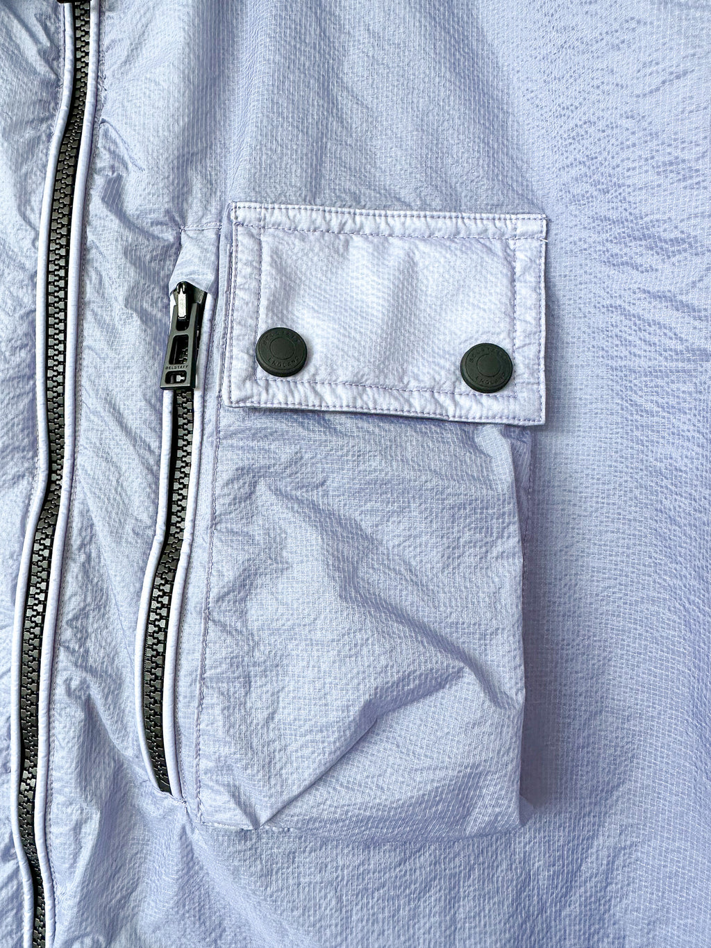 Belstaff Rail Powder Blue Overshirt Jacket