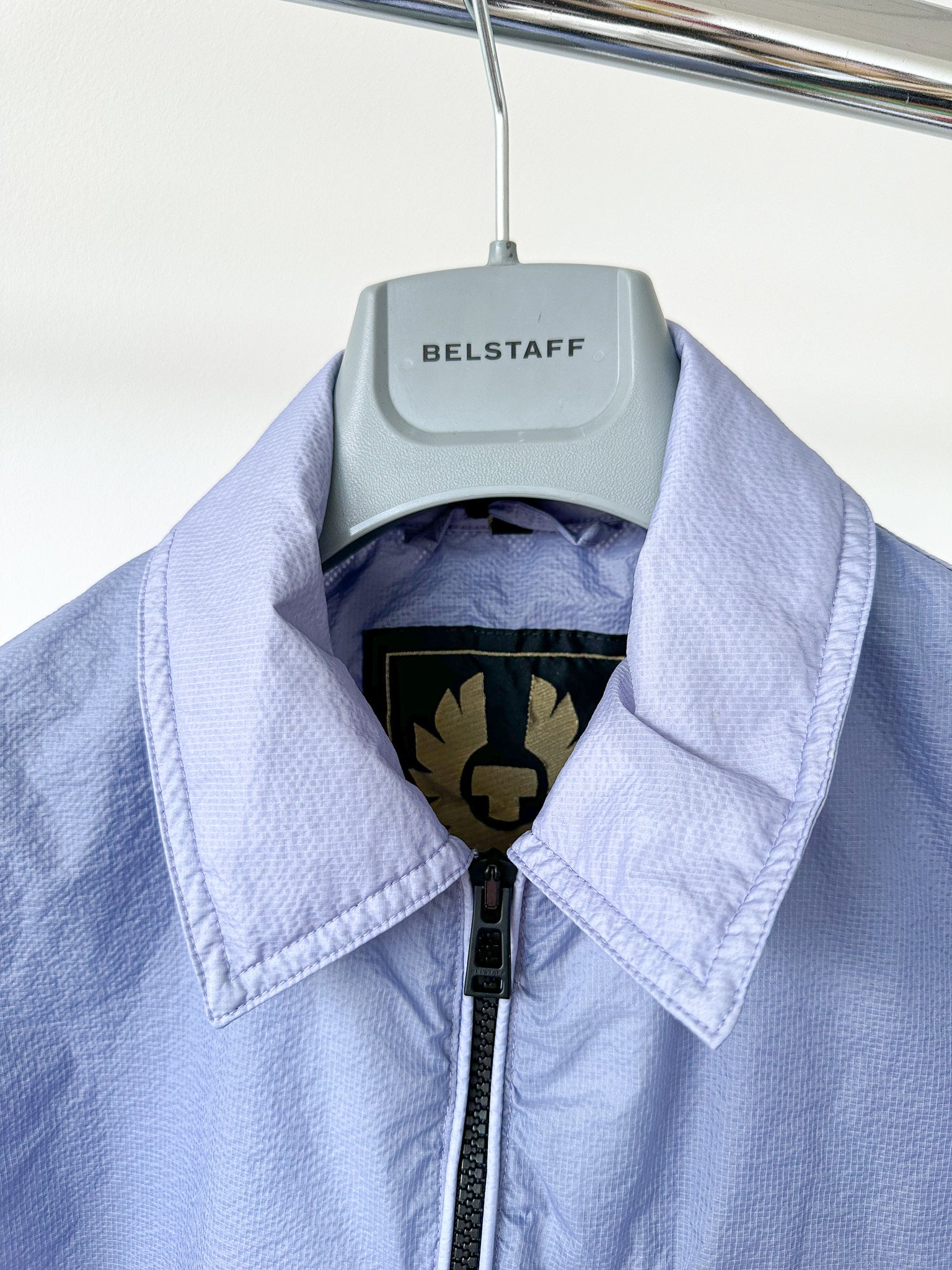 Belstaff Rail Powder Blue Overshirt Jacket