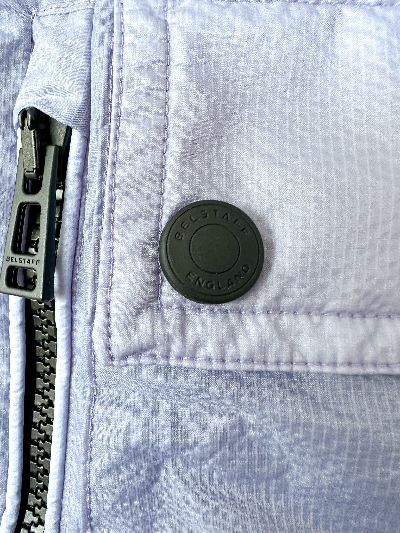 Belstaff Rail Powder Blue Overshirt Jacket