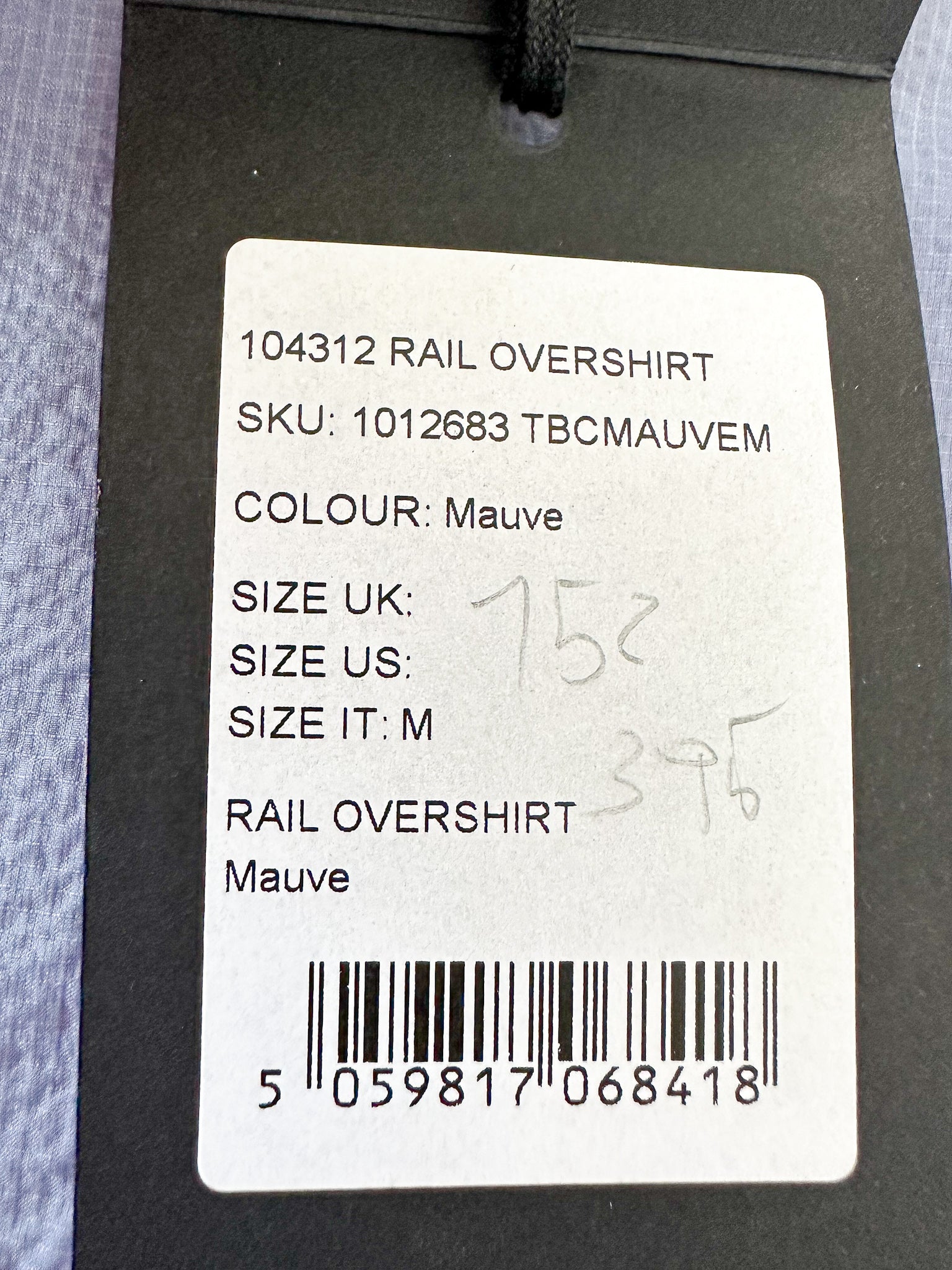 Belstaff Rail Powder Blue Overshirt Jacket