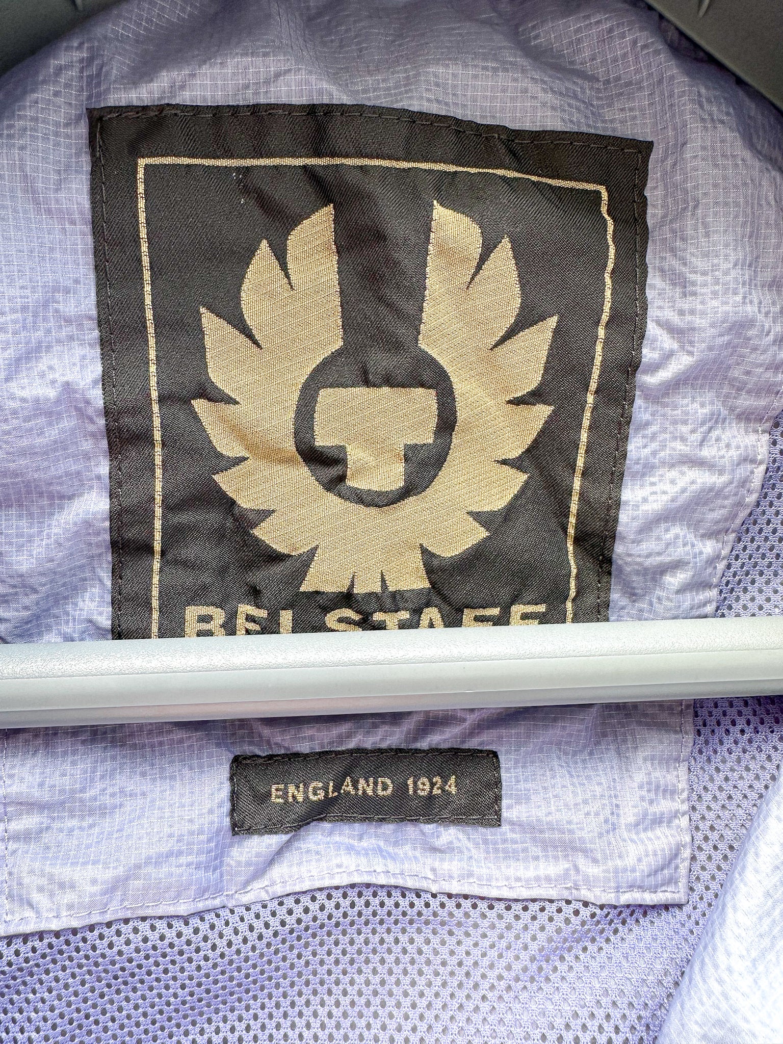 Belstaff Rail Powder Blue Overshirt Jacket