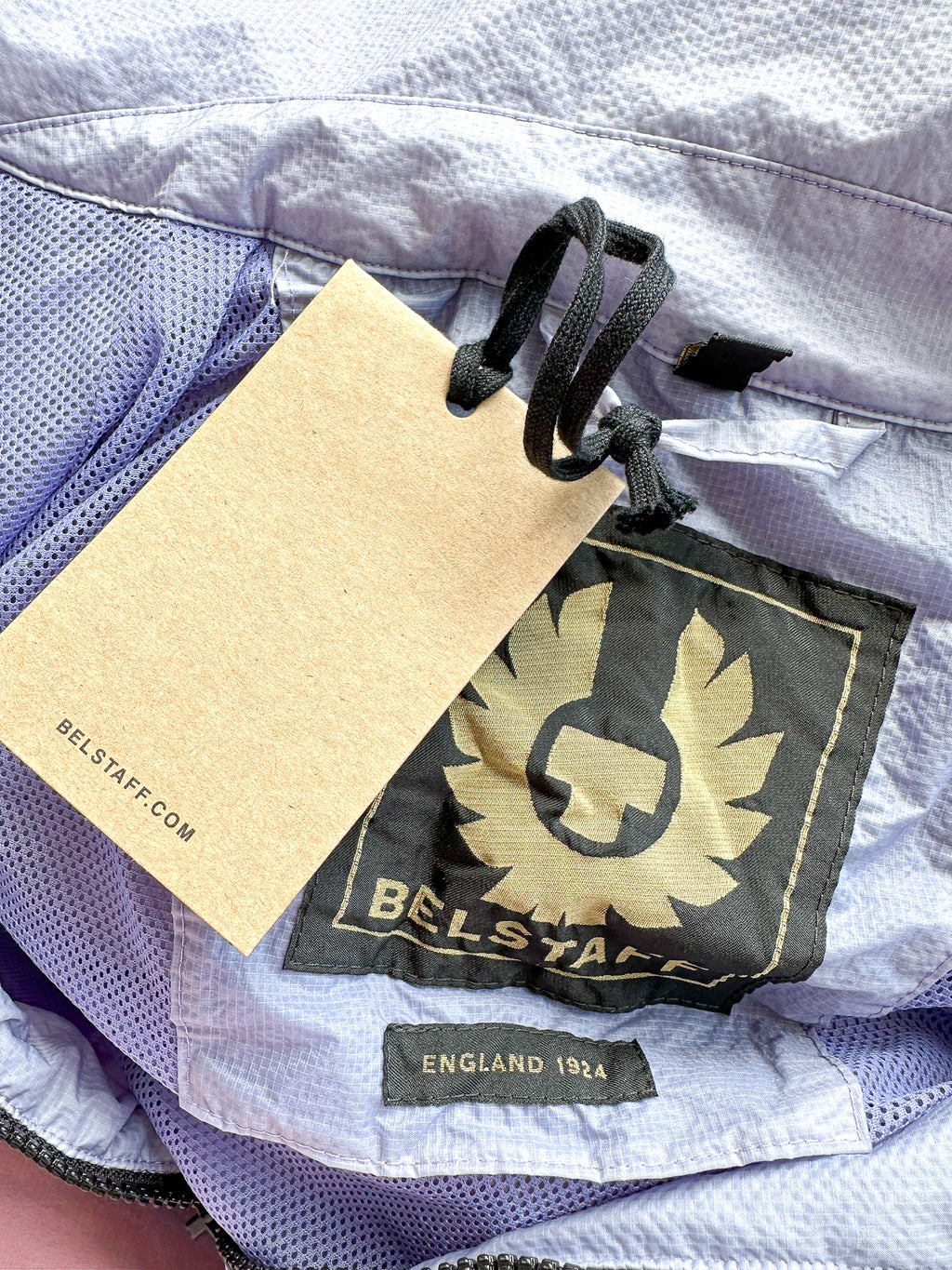 Belstaff Rail Powder Blue Overshirt Jacket