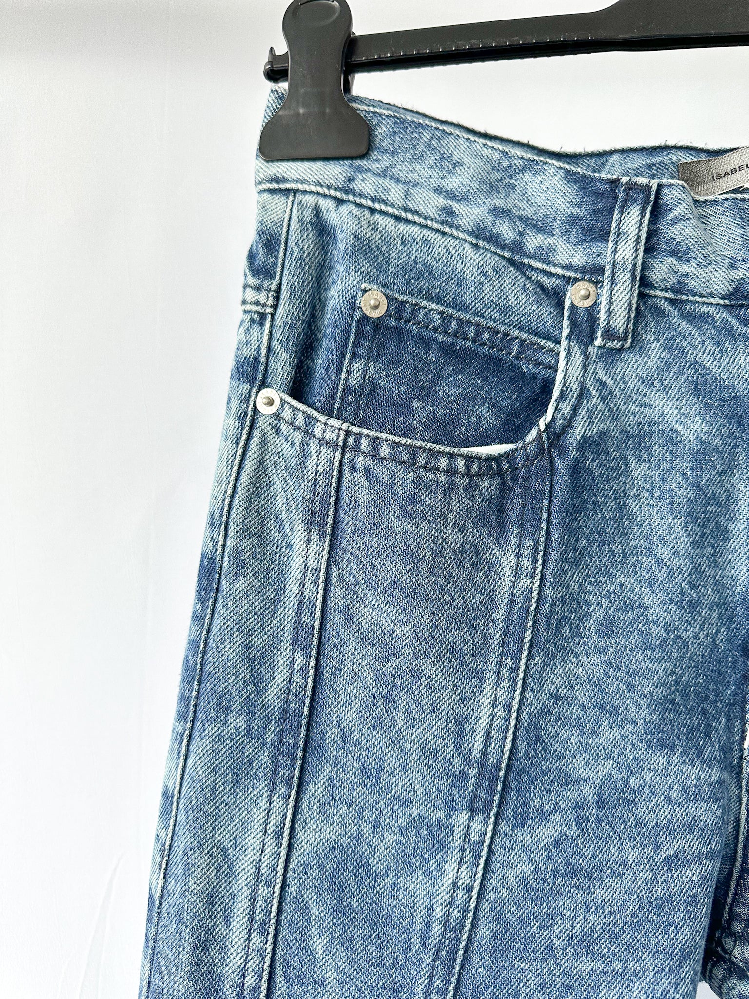 Isabel Marant Mens Denim Washed Jalim Jeans