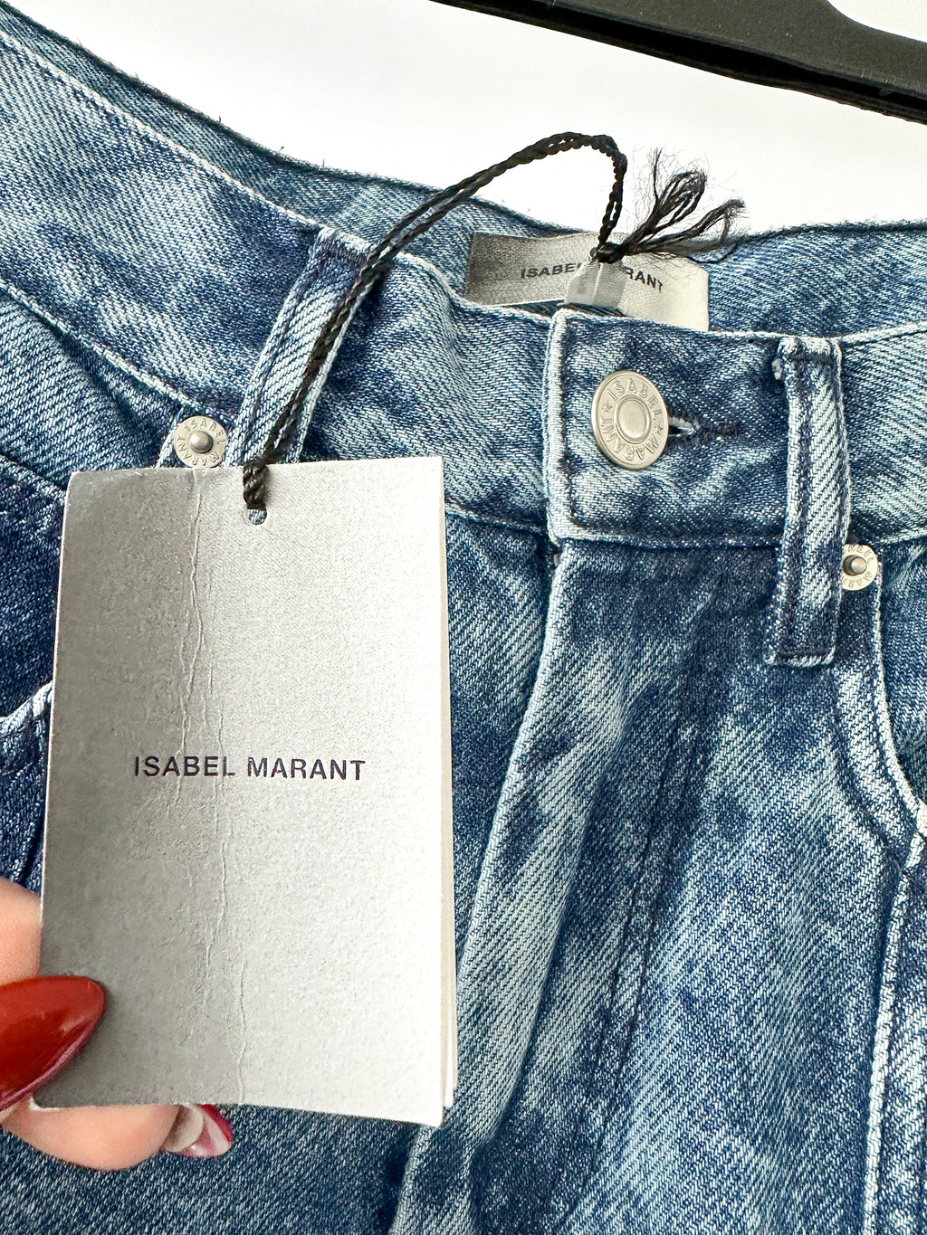 Isabel Marant Mens Denim Washed Jalim Jeans