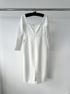 Odd Muse Bridal White Pearl Trim The Ultimate Muse Midi Dress