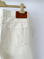 Chloe Runway White High Rise Flared Denim Jeans