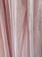 Amy Jane London Pink Tiffany Corset Bodice Sparkly Tulle Puff Sleeve Sweetheart Neck Maxi Gown - House Of Huntington