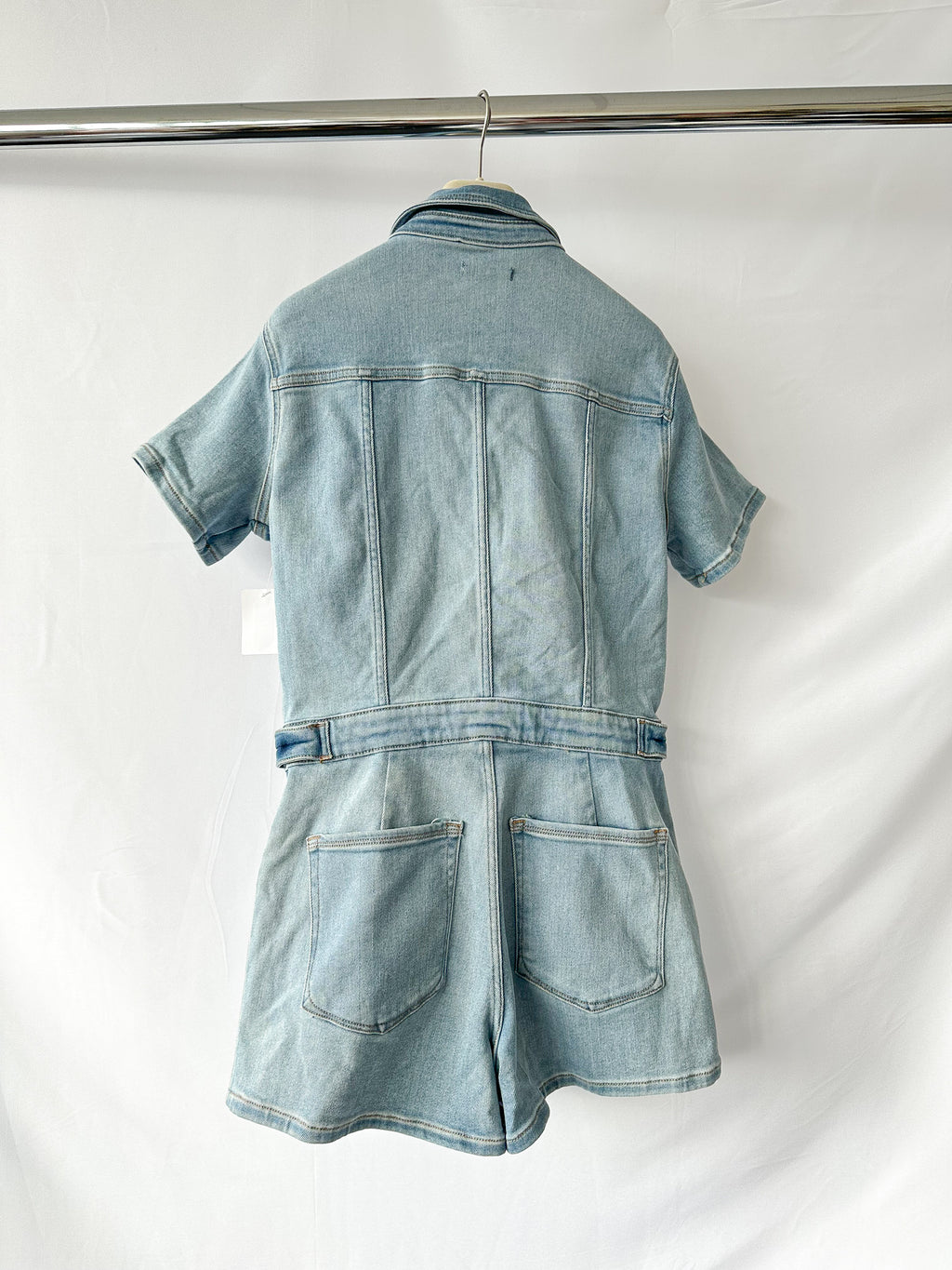 Good American hellblauer Denim-Jumpsuit „Fit For Success“