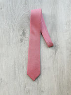E Marinella Pink White Dogtooth Print Silk Tie