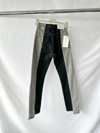 E.L.V. Denim The Twin Grey Black Two Tone Straight Leg Jeans