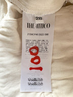 The Attico Cream Pocket Detail Cargo Style Trousers