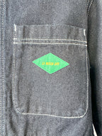 American Vintage Denim Dark Wash Boiler Jumpsuit