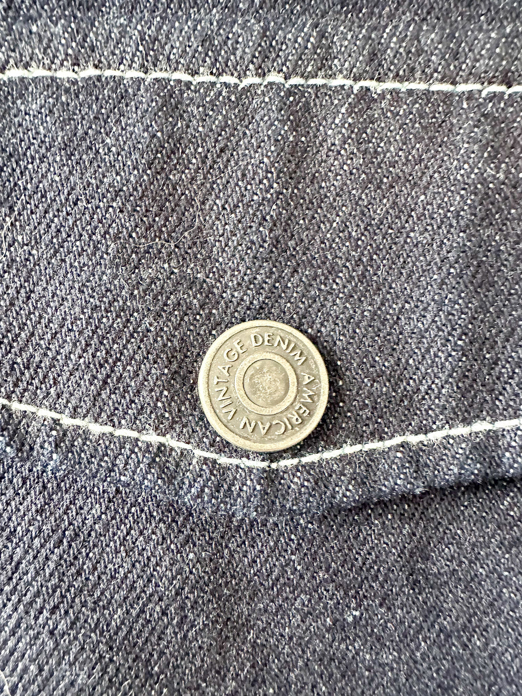 American Vintage Denim Dark Wash Boiler Jumpsuit