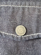 American Vintage Denim Dark Wash Boiler Jumpsuit