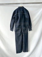 American Vintage Denim Dark Wash Boiler Jumpsuit