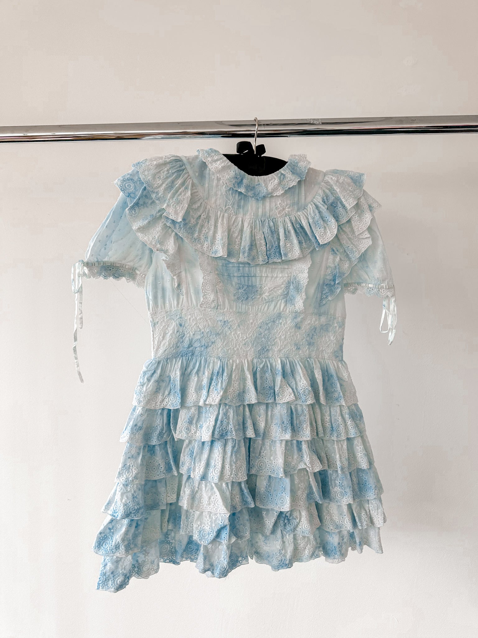Amy Jane London Eidee Prairie Floral Embroidery Puff Sleeve Dress - House Of Huntington