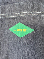 American Vintage Denim Dark Wash Boiler Jumpsuit