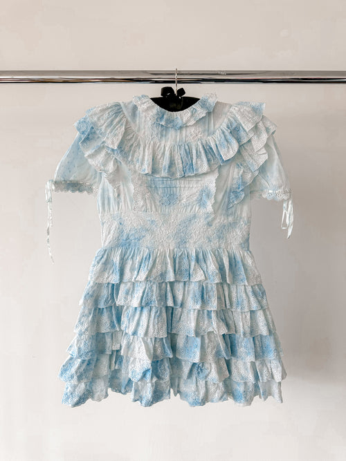 Amy Jane London Eidee Prairie Floral Embroidery Puff Sleeve Dress - House Of Huntington
