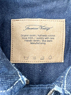 American Vintage Denim Dark Wash Boiler Jumpsuit