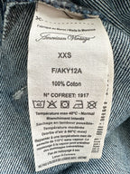 American Vintage Denim Dark Wash Boiler Jumpsuit