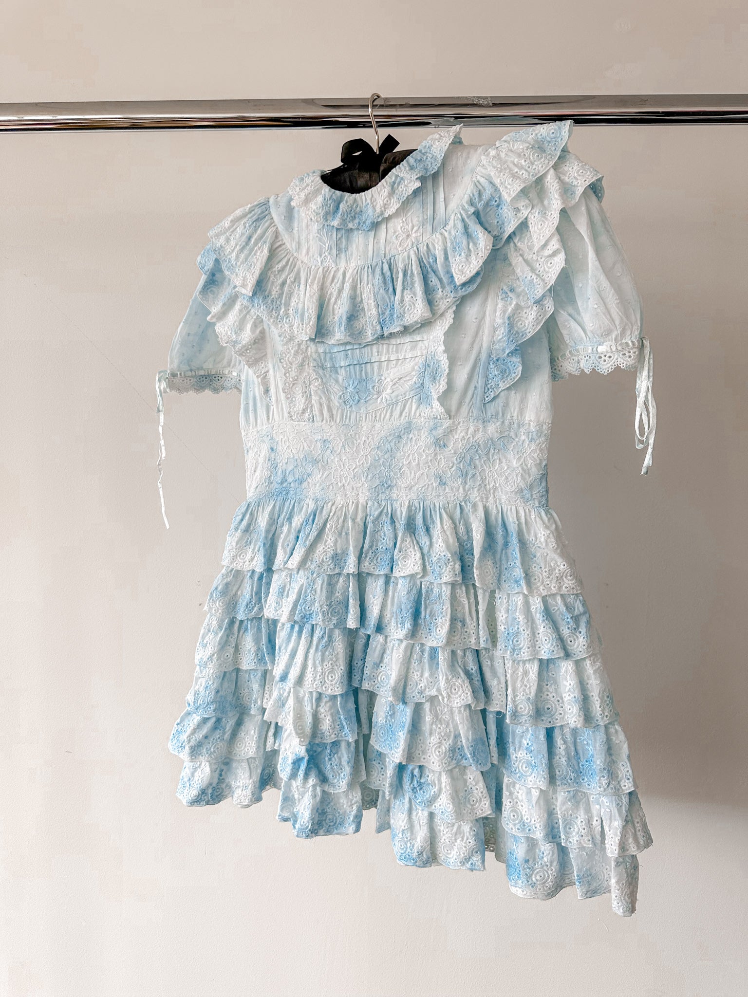 Amy Jane London Eidee Prairie Floral Embroidery Puff Sleeve Dress - House Of Huntington