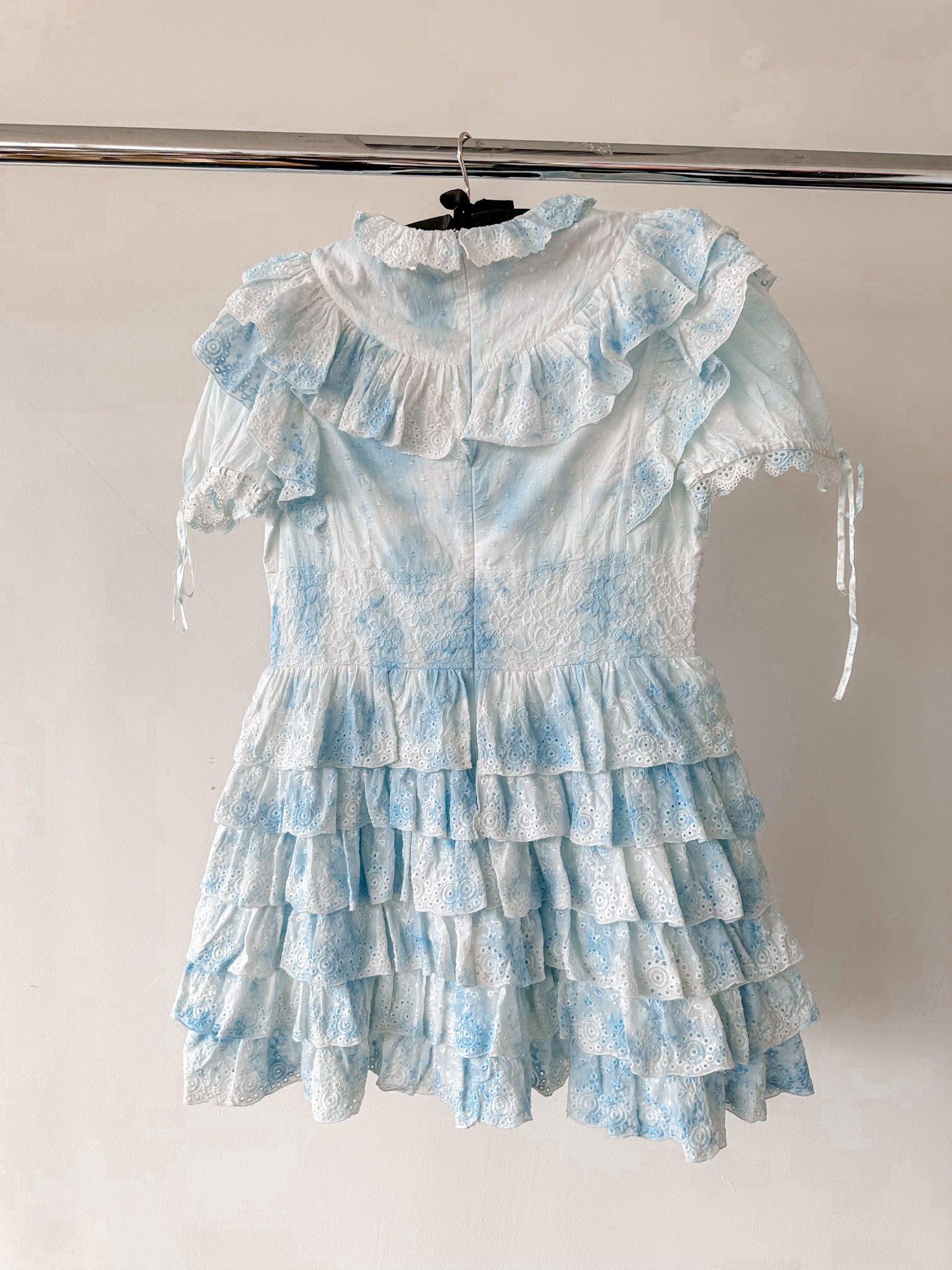 Amy Jane London Eidee Prairie Floral Embroidery Puff Sleeve Dress - House Of Huntington