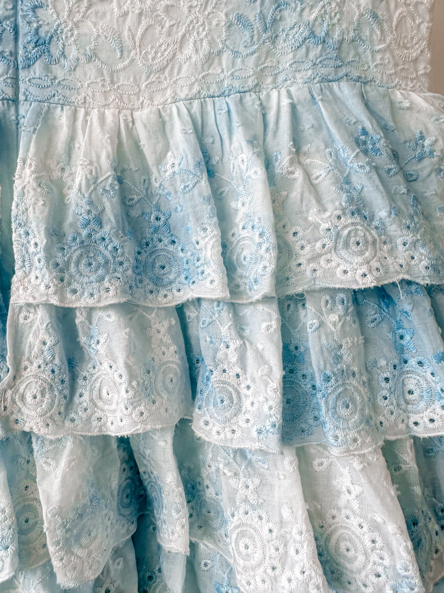 Amy Jane London Eidee Prairie Floral Embroidery Puff Sleeve Dress - House Of Huntington