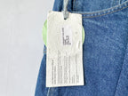 E.L.V. Denim Contrast Step Hem Straight Leg Jeans