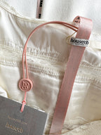 House Of CB Llliana Ivory Satin Lace Trim Slip Dress