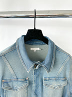 Good American Denim Blue Fit For Success Jumpsuit