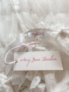 Amy Jane London White Sofia Lace Coquette Corset Style Ballerina Tulle Hem Mini Dress - House Of Huntington