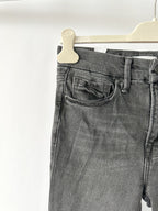 Good American Black Straight Leg Jeans