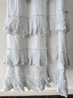 Amy Jane London White Harper Victorian Lace Tiered Maxi Dress - House Of Huntington