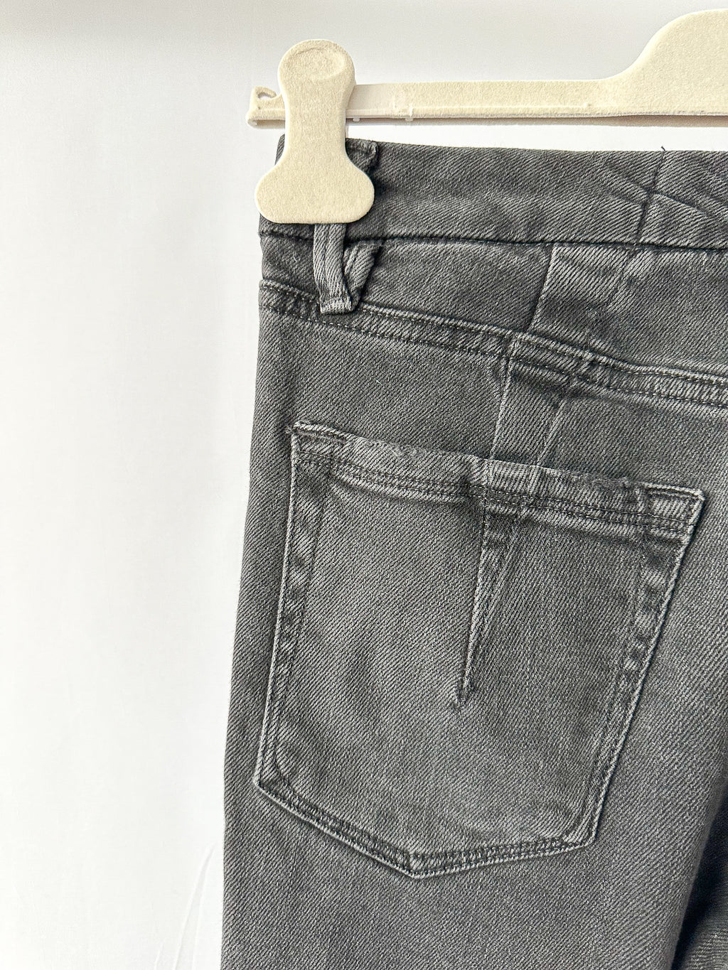 Good American Black Straight Leg Jeans