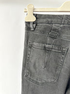Good American Black Straight Leg Jeans