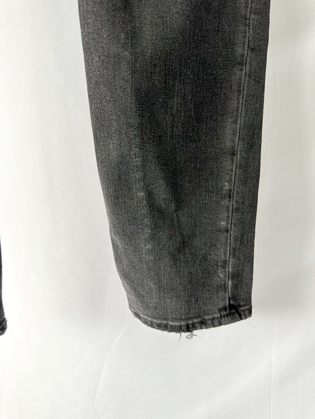 Good American Black Straight Leg Jeans