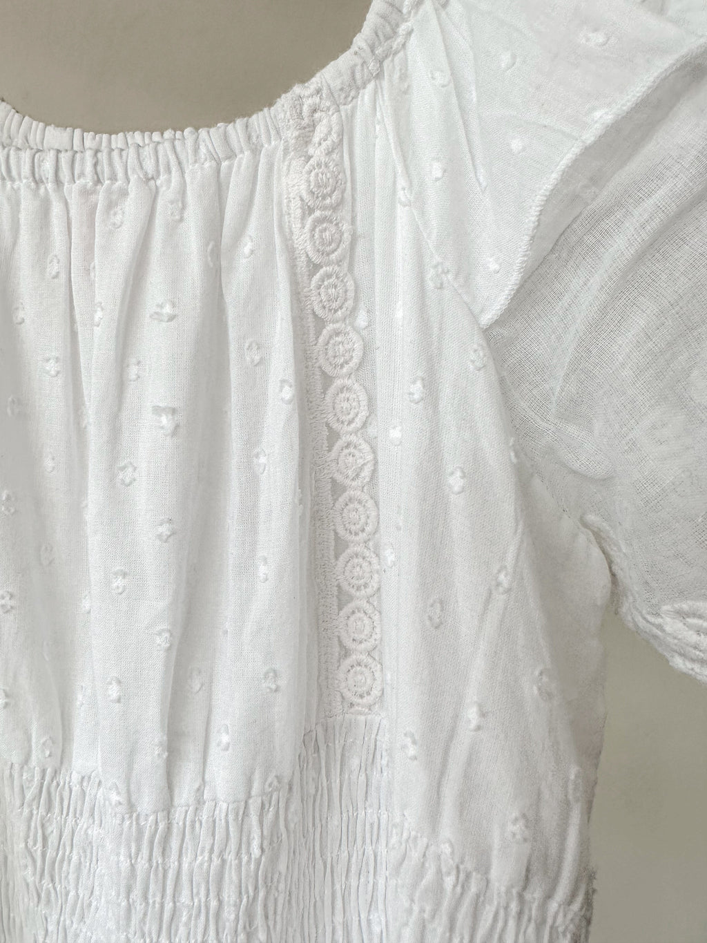 Amy Jane London White Harper Victorian Lace Tiered Maxi Dress - House Of Huntington