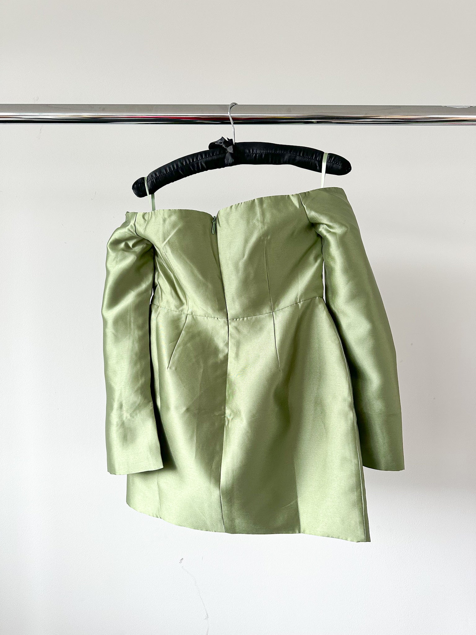 Odd Muse Olive Green The Ultimate Muse Off Shoulder Skirt Mini Dress